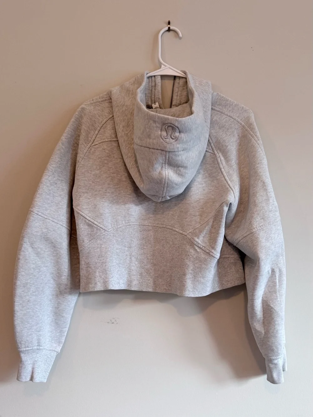 Lululemon Light Gray Scuba Hoodie